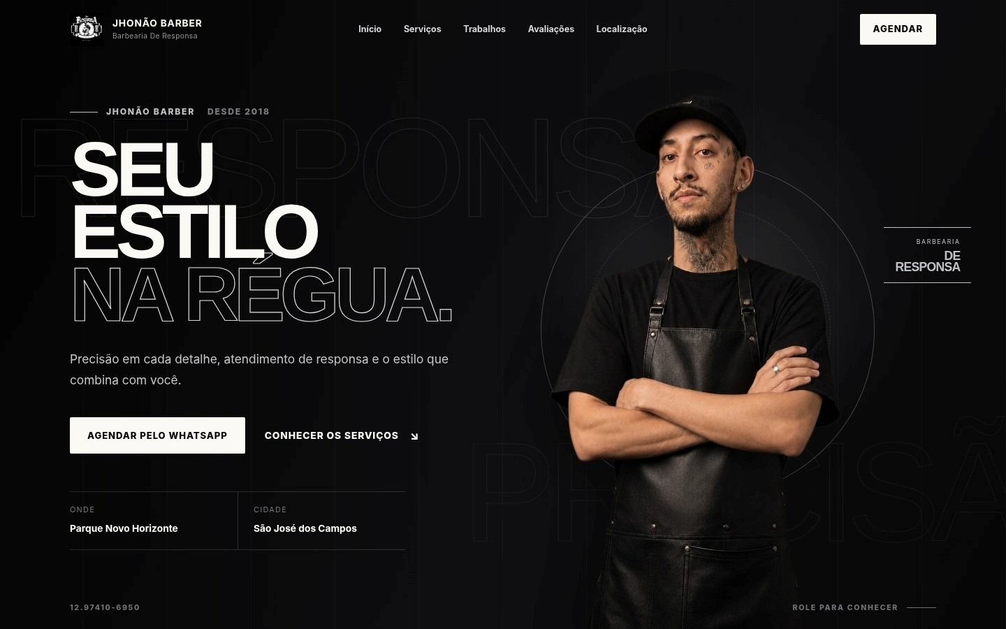 Site Jhonão Barber