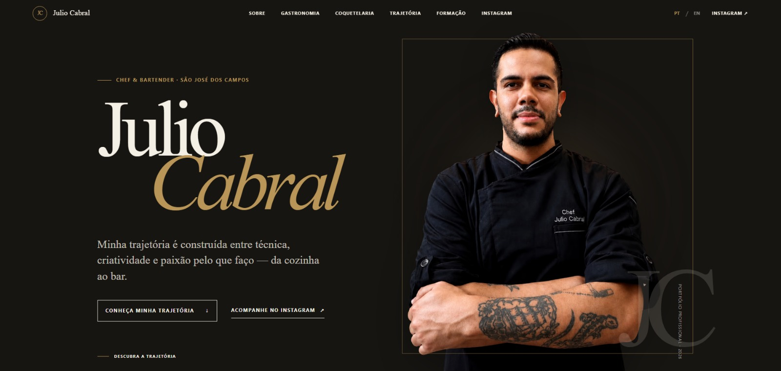 Site profissional Julio Cabral